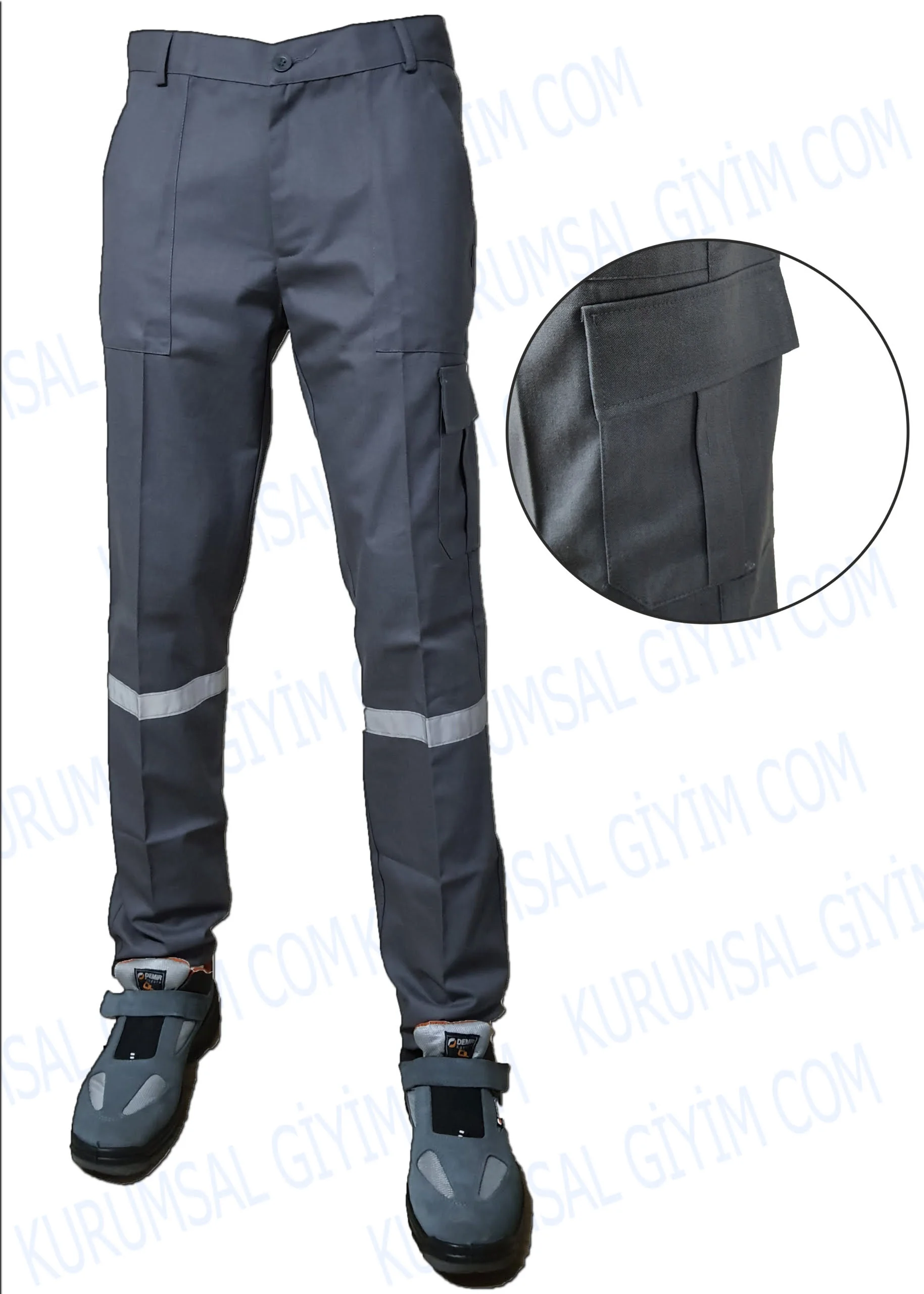 iş pantolonu Gri