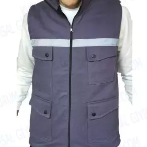 Gri iş yeleği