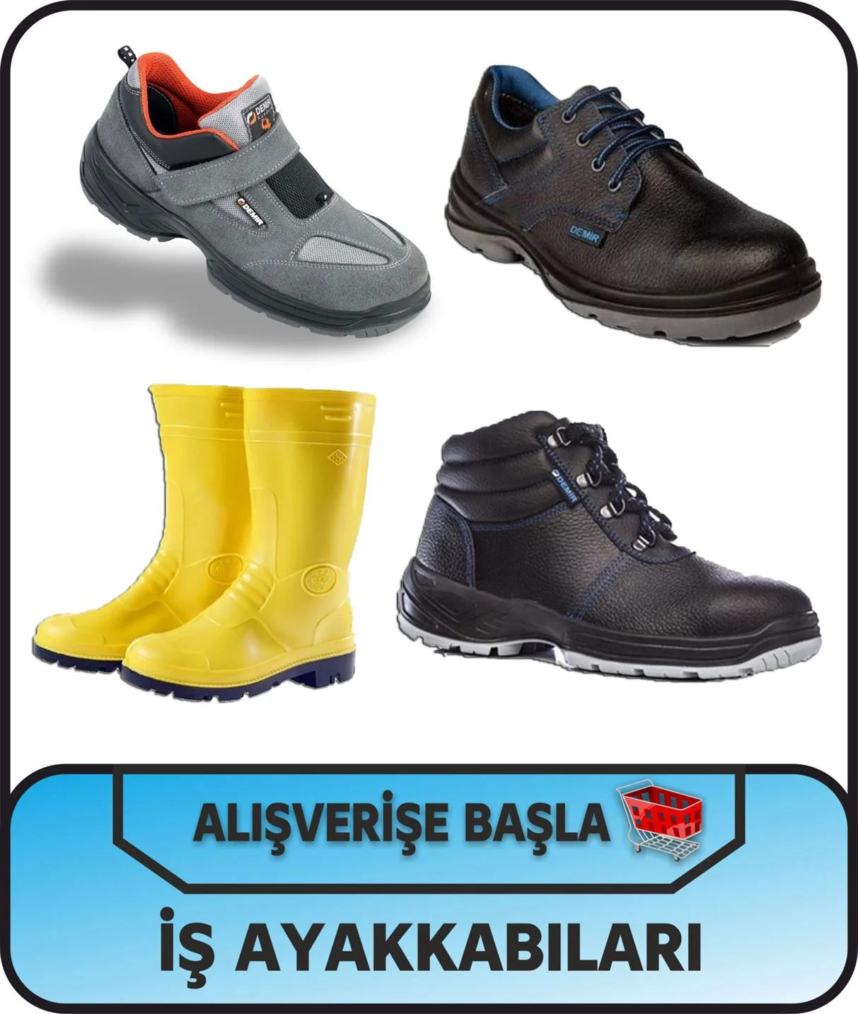 iş ayakkabıları, Çelik Burun ayakkabı bot